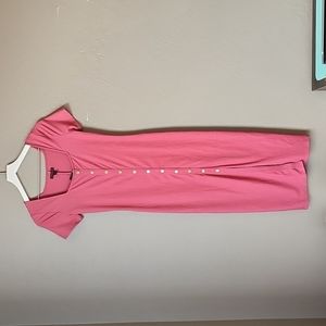 Material Girl Midi Dress Medium Pink